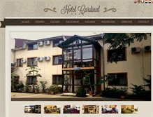 Tablet Screenshot of hotelcardinal.ro